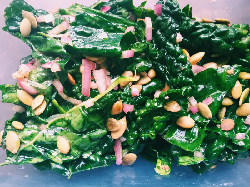lemony kale salad 5